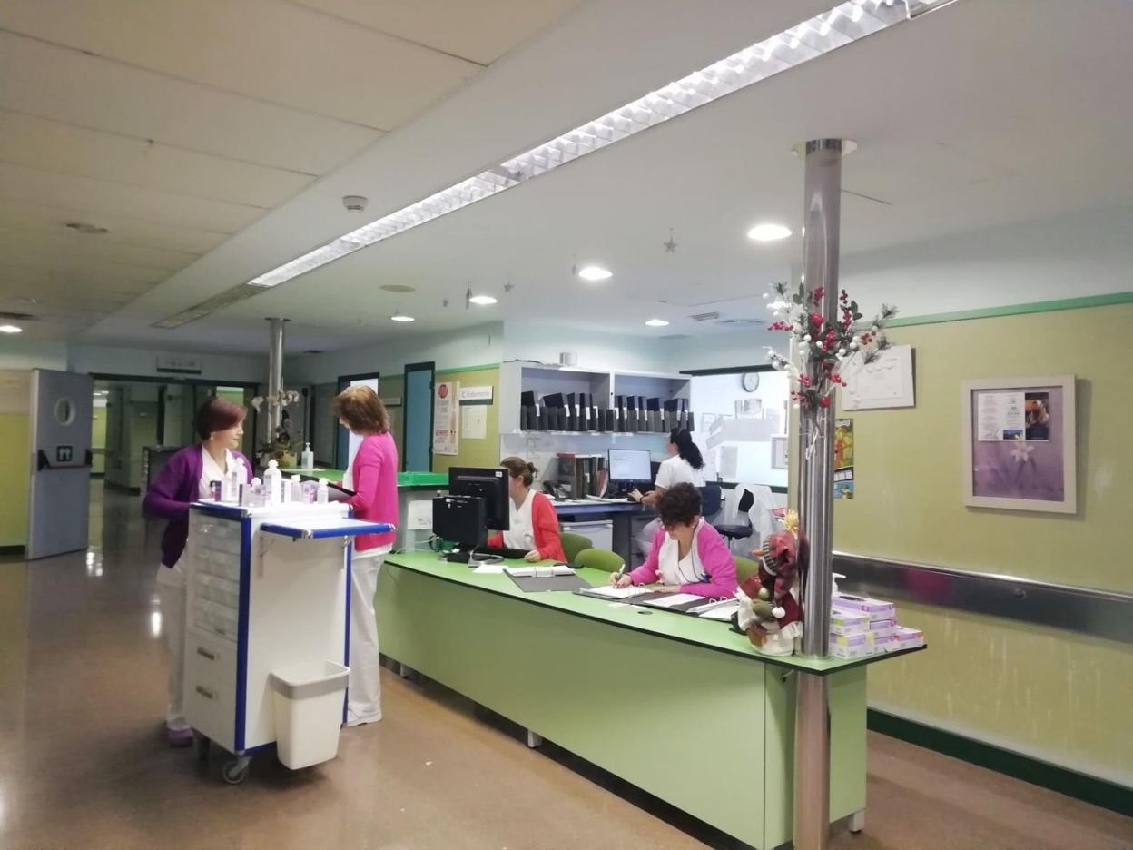 Interior del Hospital de Coria. 