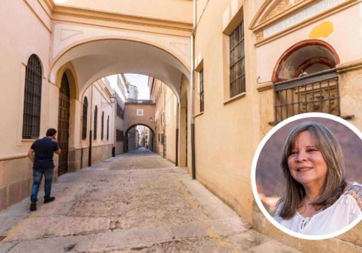 tPlasencia.La calle Encarnación es uno de los rincones que Marian Castillo recomienda de la ciudad en la que vive. 