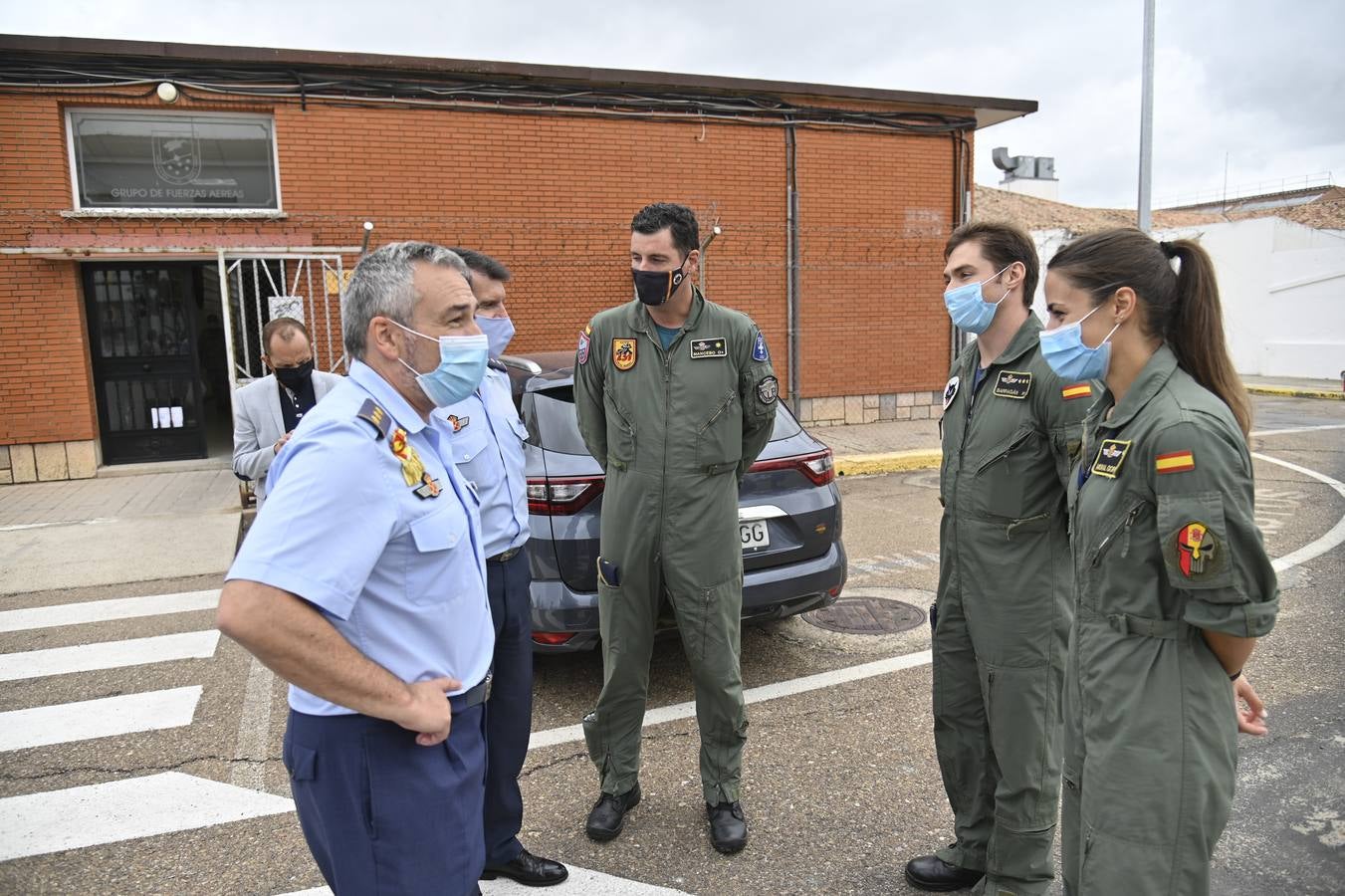 Mantenimiento de un drone en la Base de Talavera la Real en Badajoz