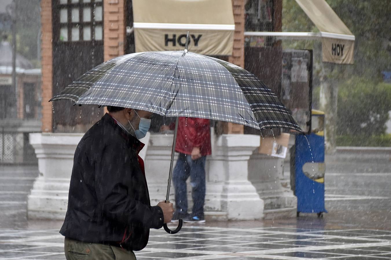 Lluvia en Badajoz