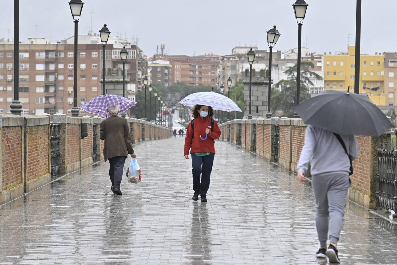 Lluvia en Badajoz