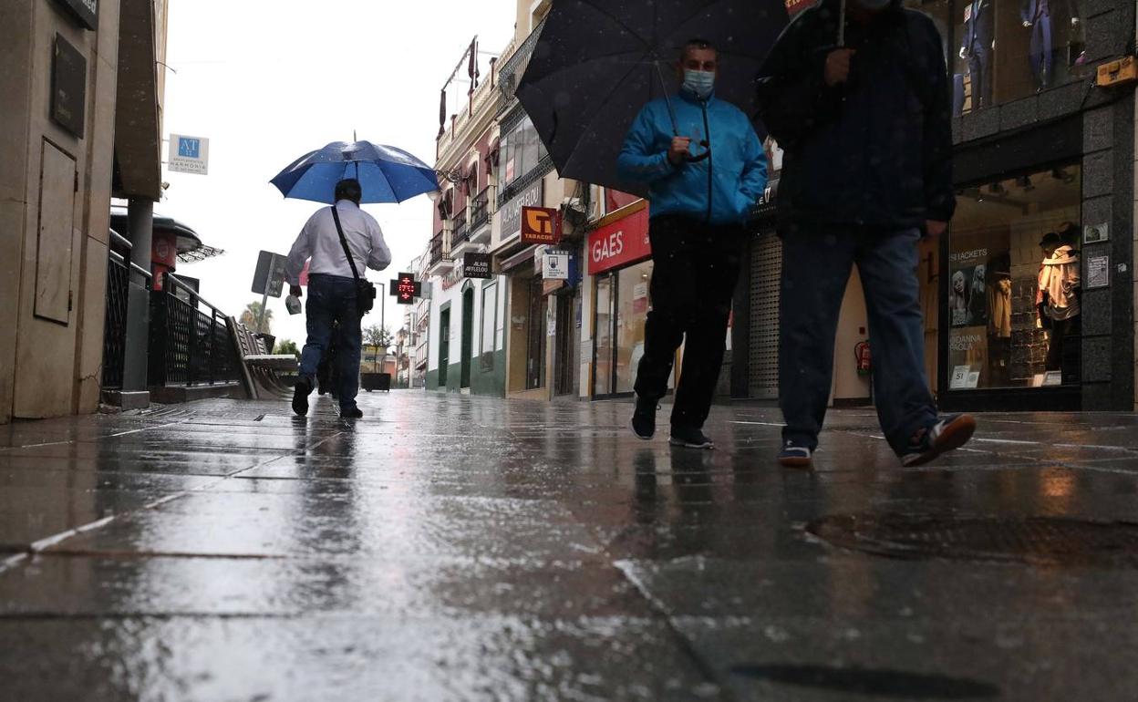 Imagen de las calles de Mérida ayer