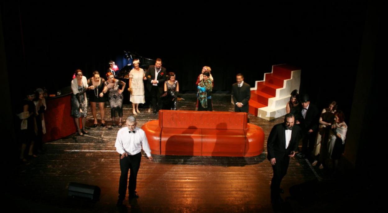 Escena del montaje teatral. 