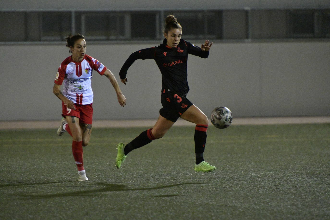 Fotos: La clase de la Real puede con la ilusión del Santa Teresa (0-4)