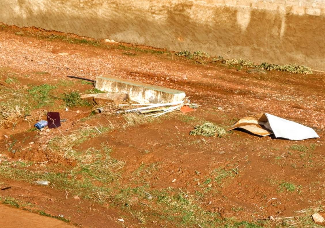 Desborde del arroyo de Valdemedel en Ribera del Fresno