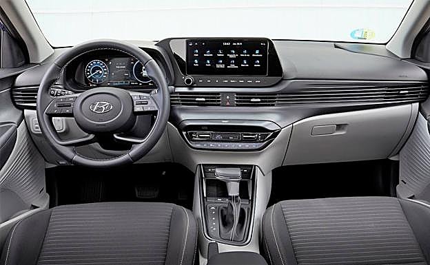 Interior del nuevo Hyundai i20.