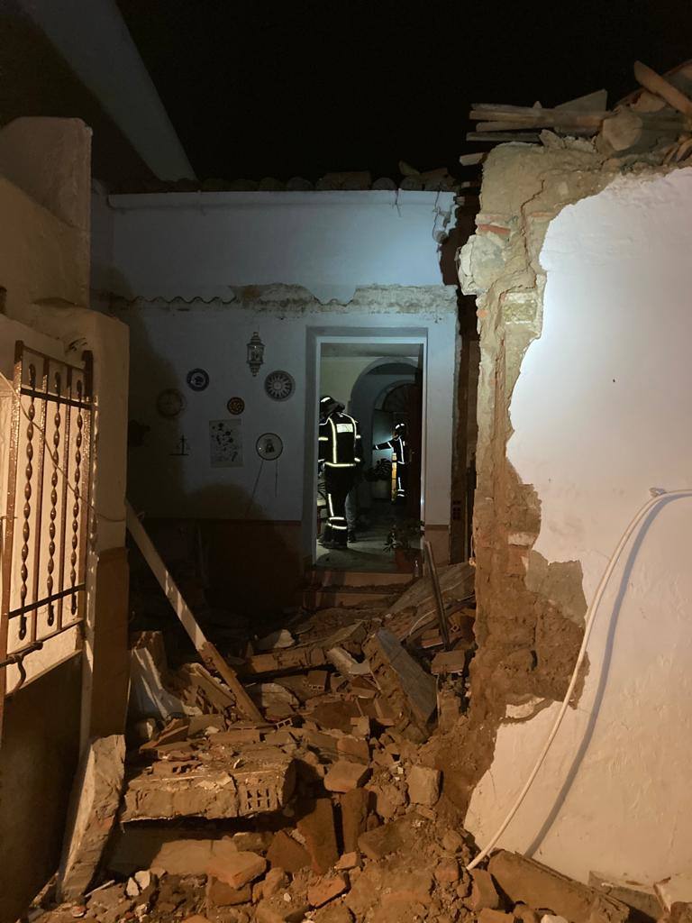 Fotos: Estado en el que quedó la vivienda de Berlanga tras la explosión