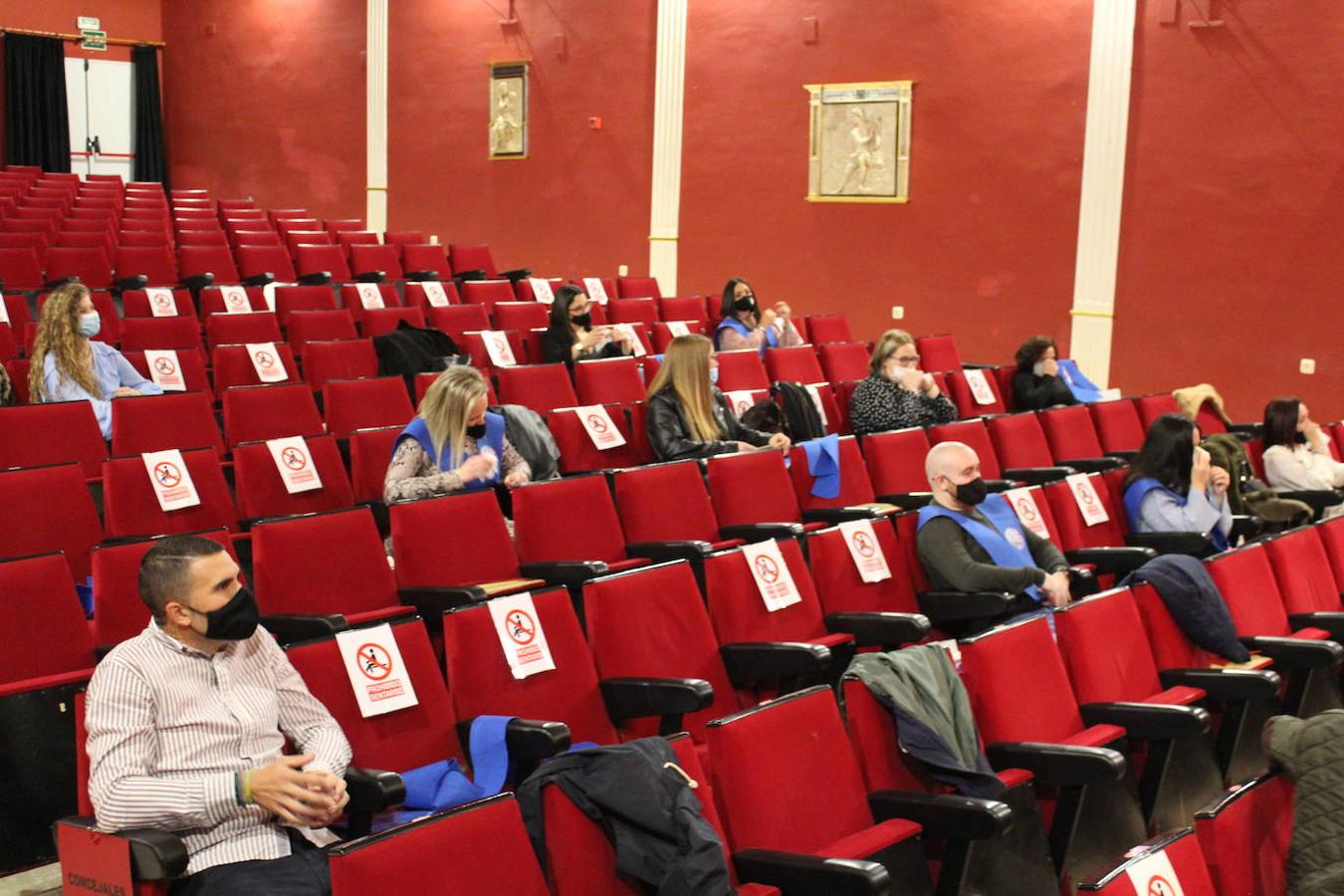 Todos los asistentes respetaron la distancia de separación