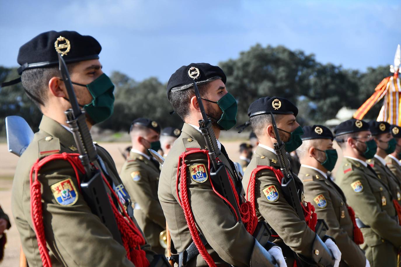 Fotos: Celebración del día de la patrona de Infantería sin familiares ni público