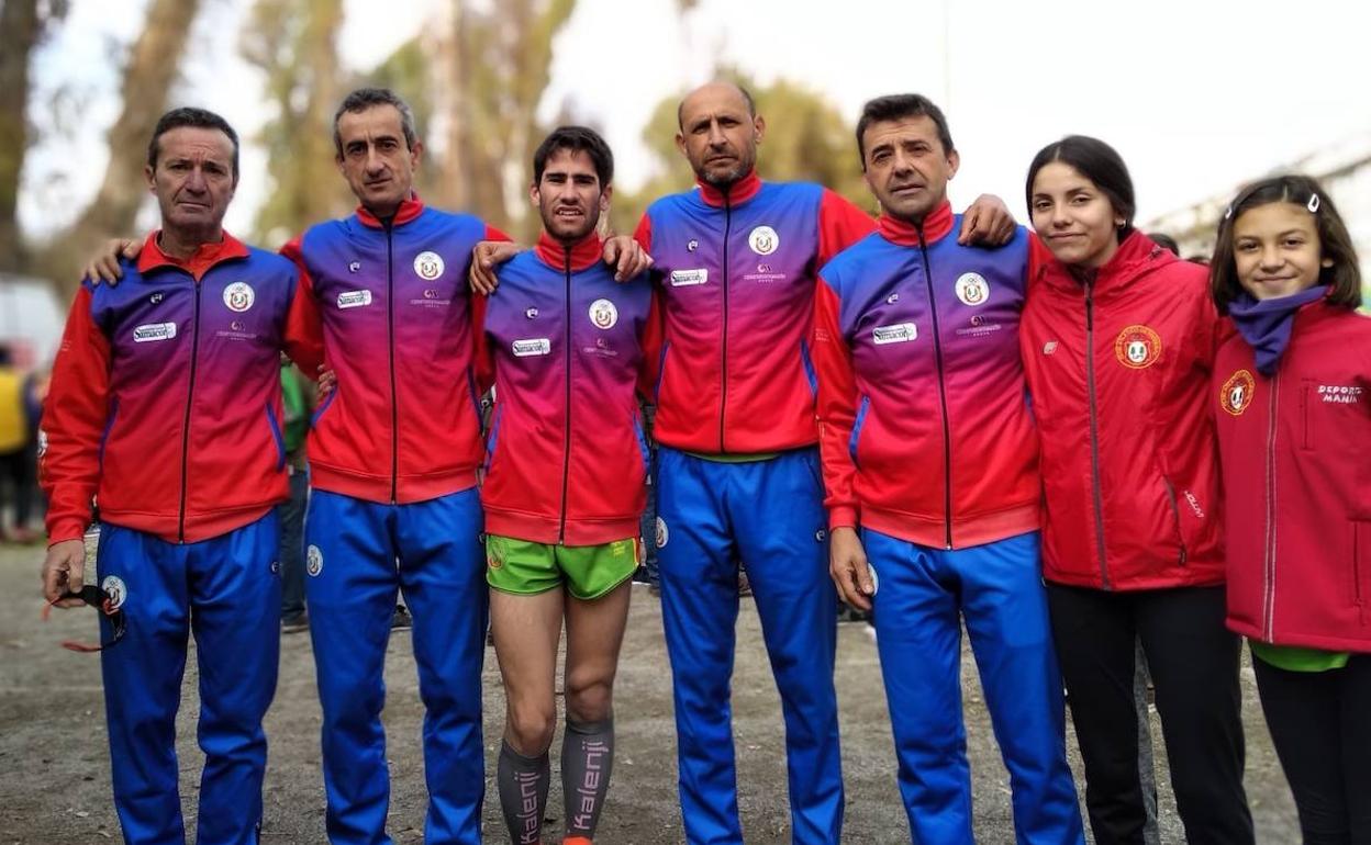 Parte del equipo de atletismo