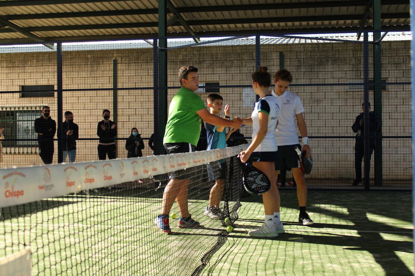Final amistoso entre los deportistas que disputaron el partido de la 2ª masculina A