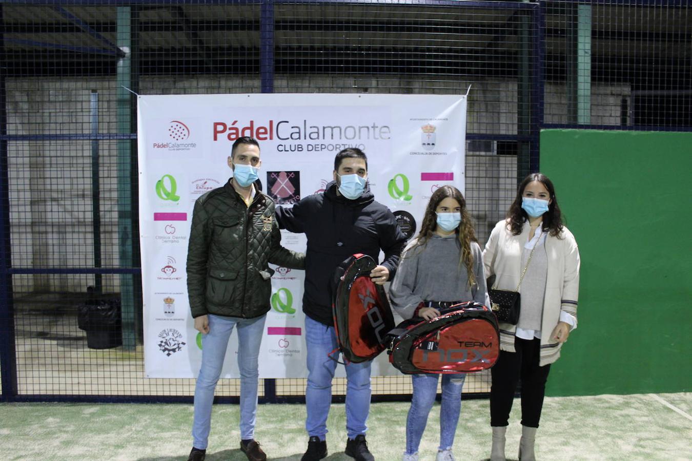 Diego Barrena venció en la 2ª masculina B gracias, en parte, al papel de Aitana Galán, hija de Juanfe, su compañero, que se lesionó