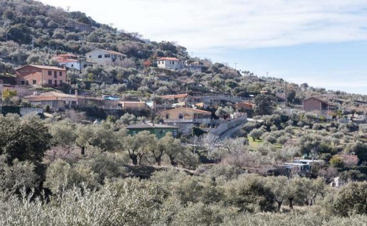 Construcciones en la Sierra de Santa Bárbara. 