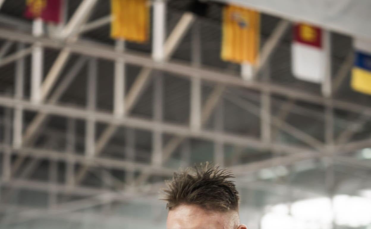 Vicente Antúnez y Carla Martín, en una concentración nacional Hoy.es