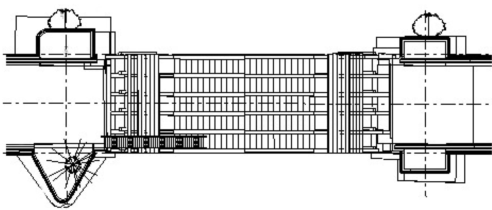 Modelo digital para estudiar la reconstrucción que se hizo en el arco número 5 a mediados del siglo XIX