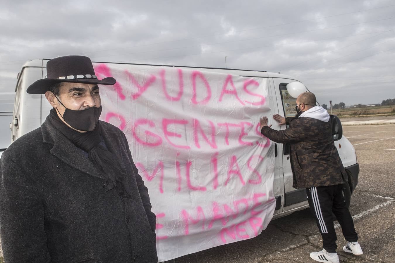 Protestas de comerciantes en Badajoz