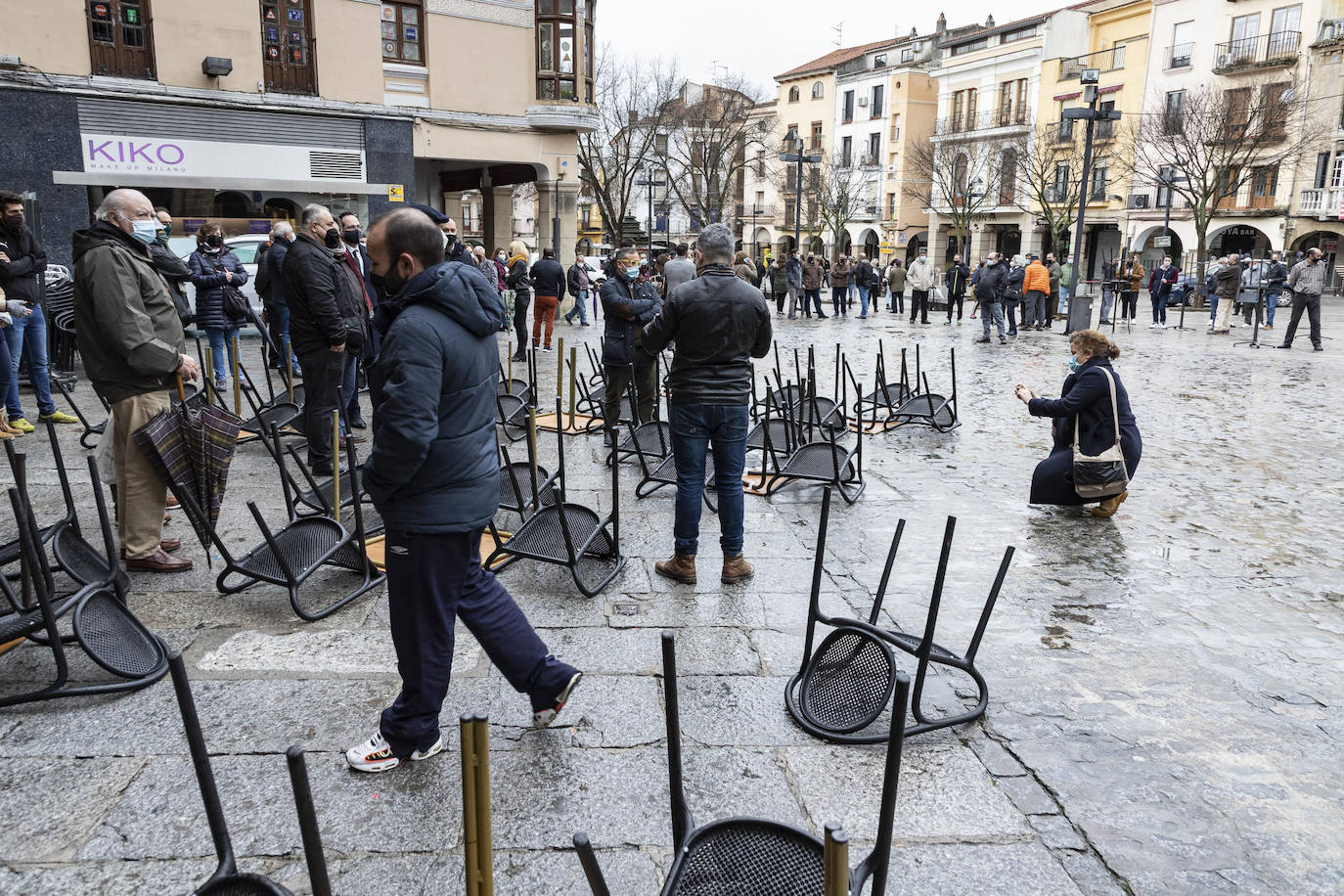 Protesta en Plasencia