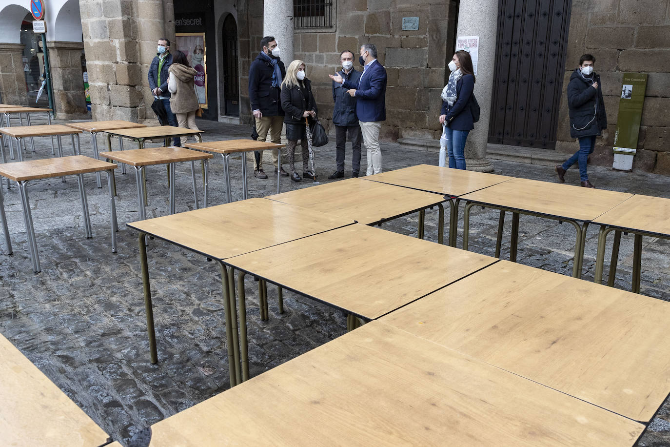 Protesta en Plasencia