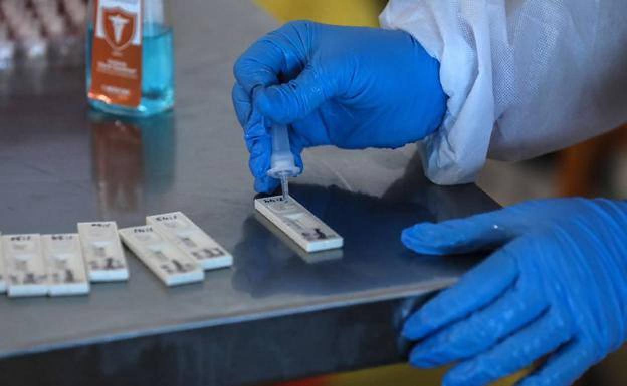 Elaboración de prueba de covid-19