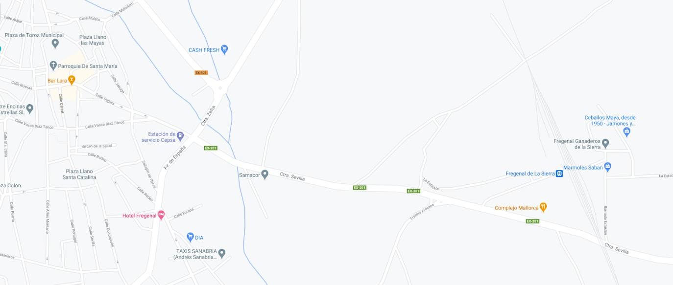 Ex-201 de Fregenal a Huelva