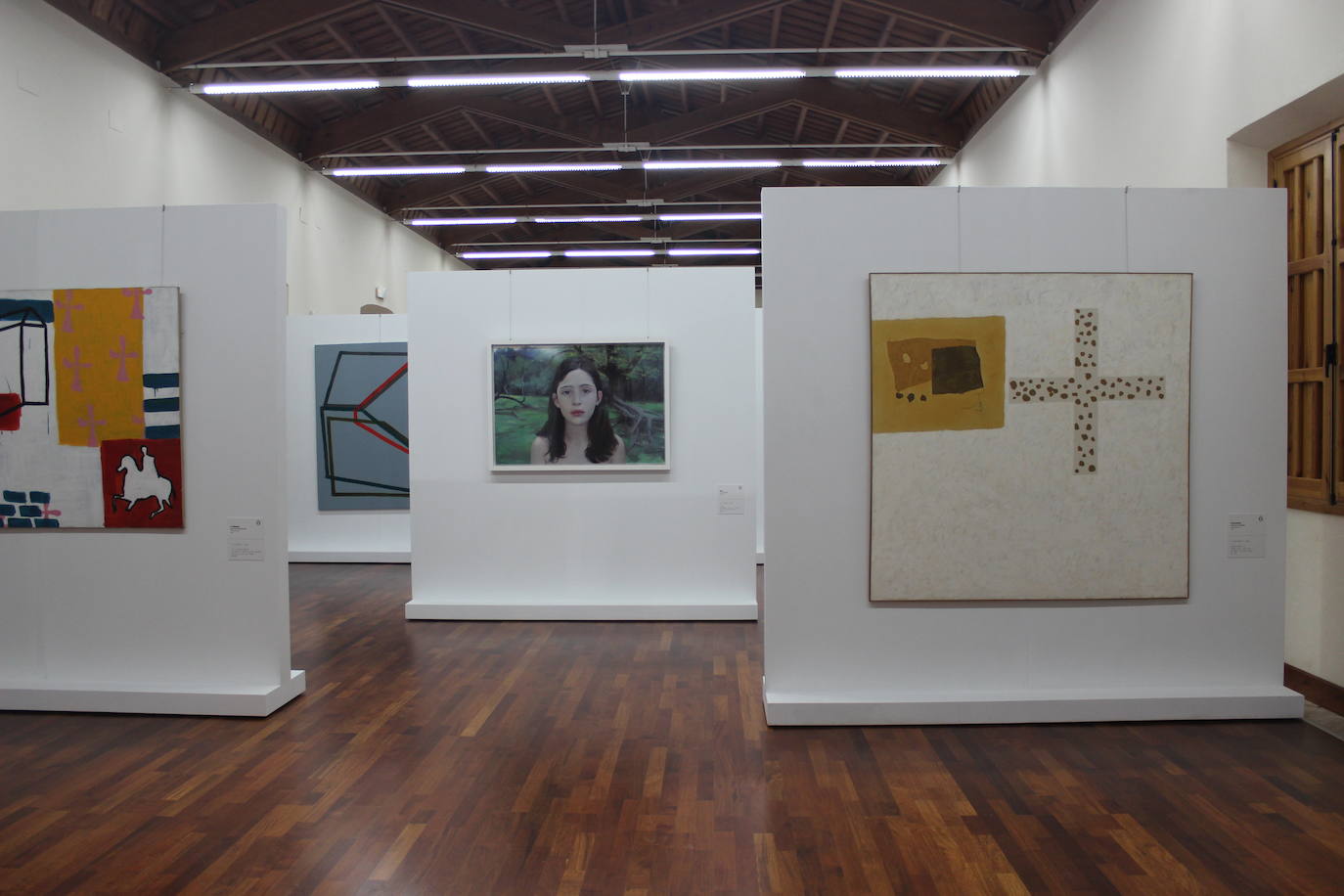 Obras recogidas en el interior del Museo de Arte Contemporáneo de Fregenal