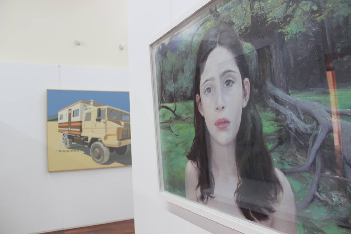 Obras recogidas en el interior del Museo de Arte Contemporáneo de Fregenal