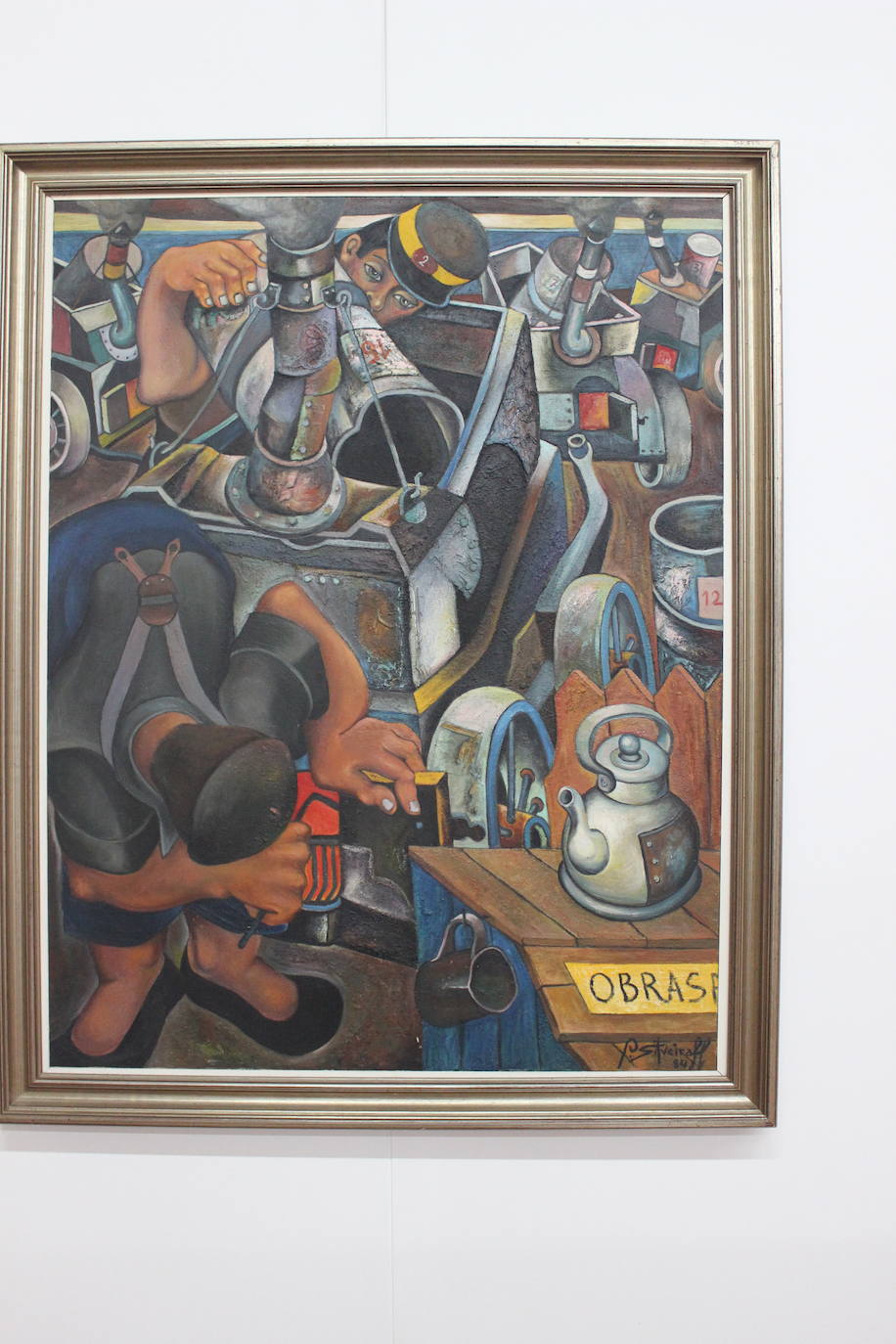 Obras recogidas en el interior del Museo de Arte Contemporáneo de Fregenal