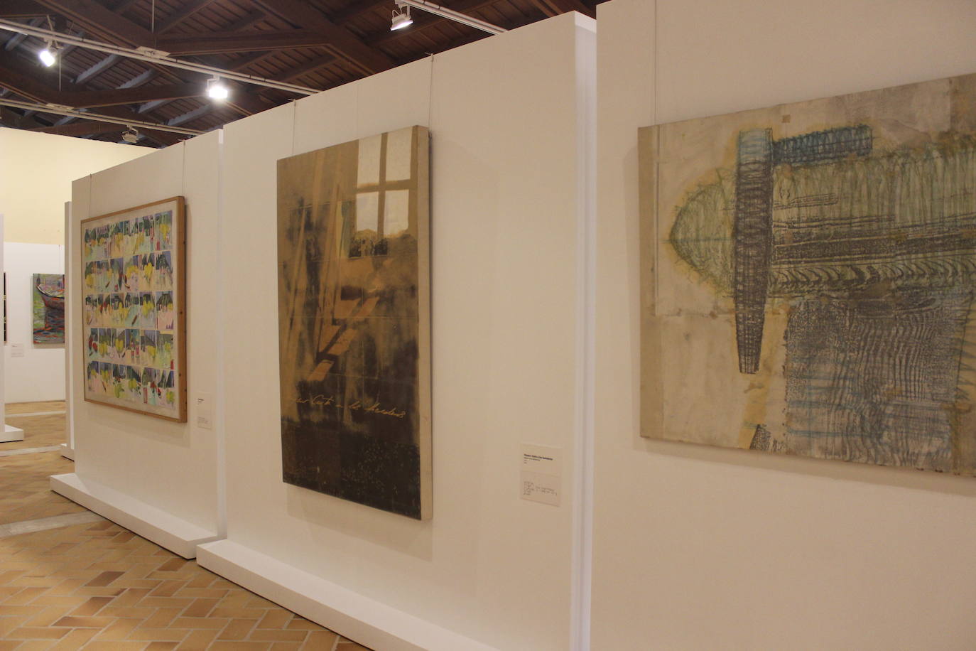 Obras recogidas en el interior del Museo de Arte Contemporáneo de Fregenal