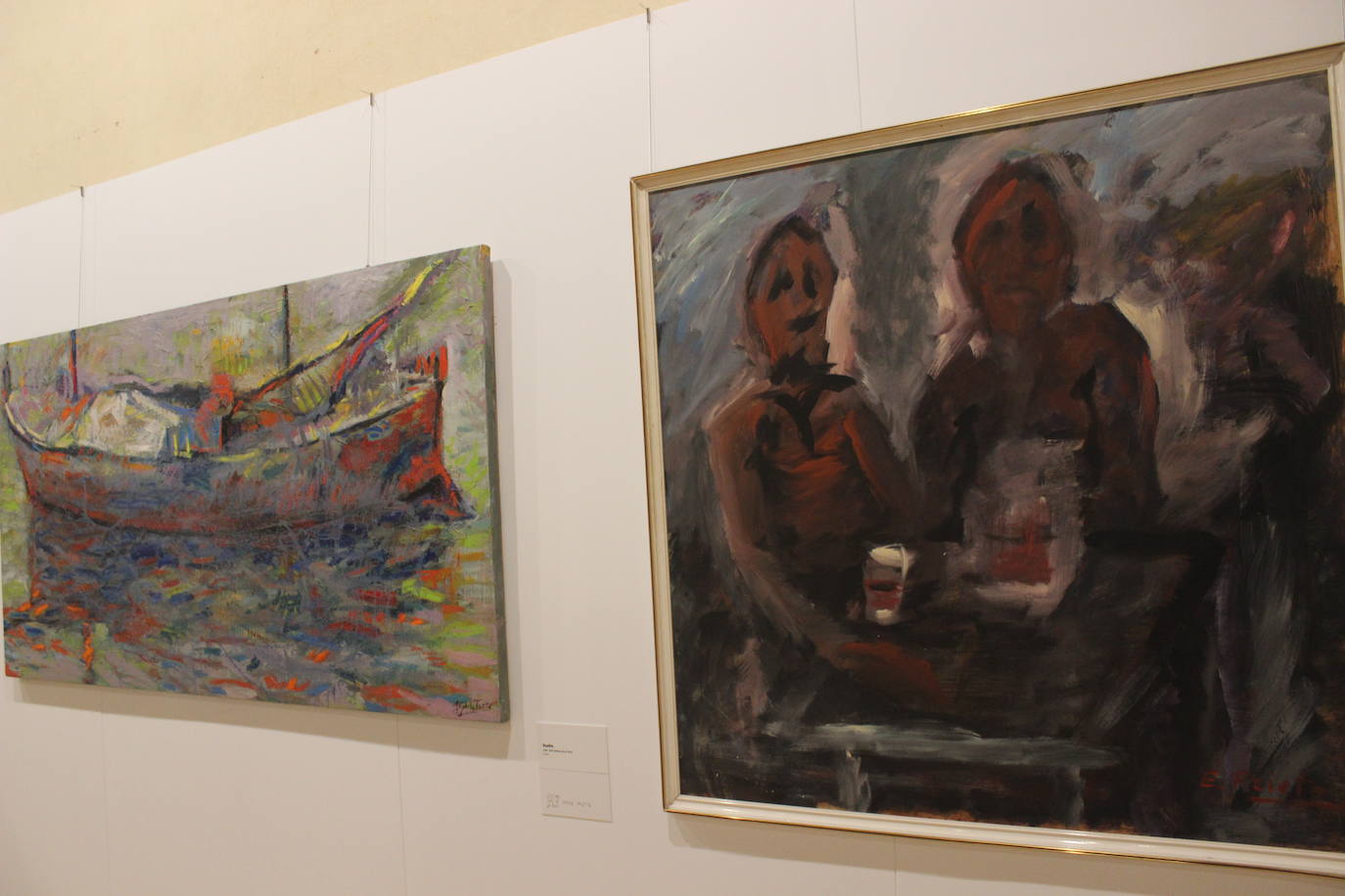 Obras recogidas en el interior del Museo de Arte Contemporáneo de Fregenal