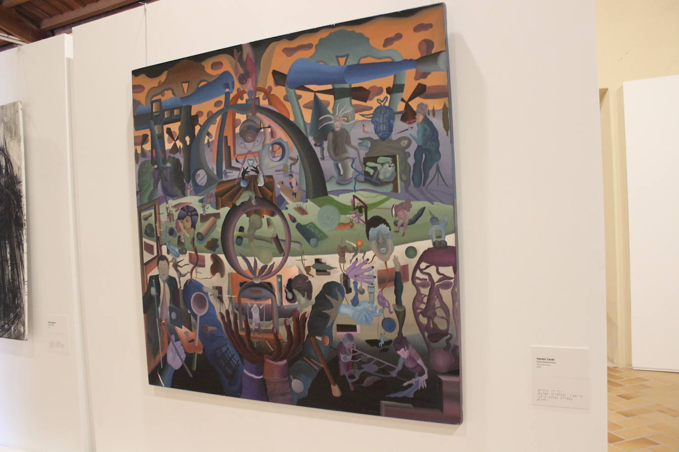 Obras recogidas en el interior del Museo de Arte Contemporáneo de Fregenal