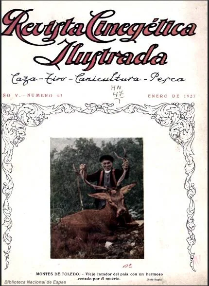 Ejemplar de Revista Cinegética Ilustrada de 1927