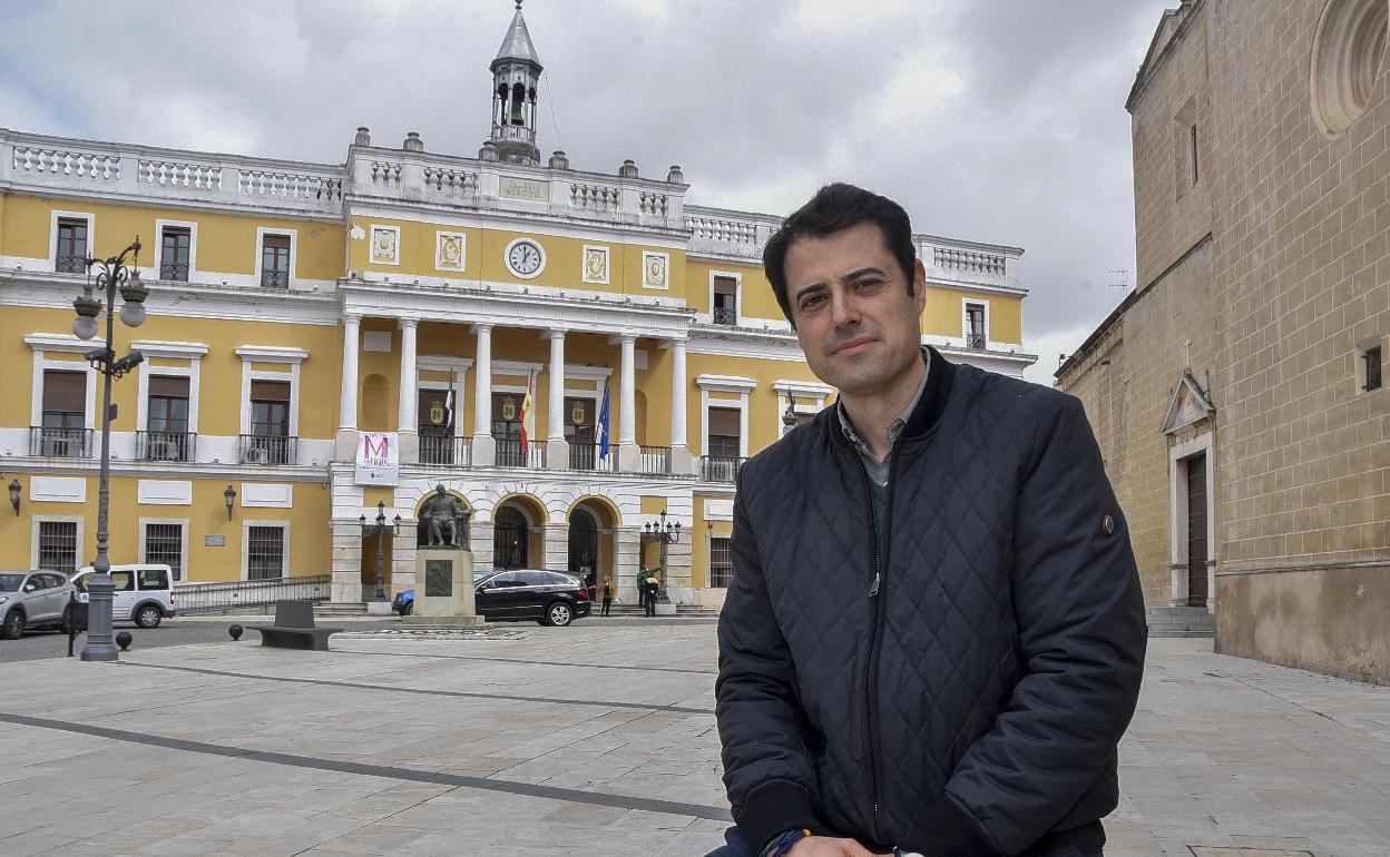 Alejandro Vélez, exconcejal de Vox en el Ayuntamiento de Badajoz. 