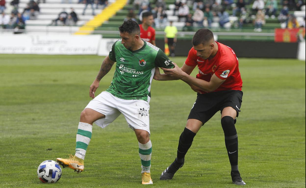 Capelo, el pasado domingo ante el Montijo. 