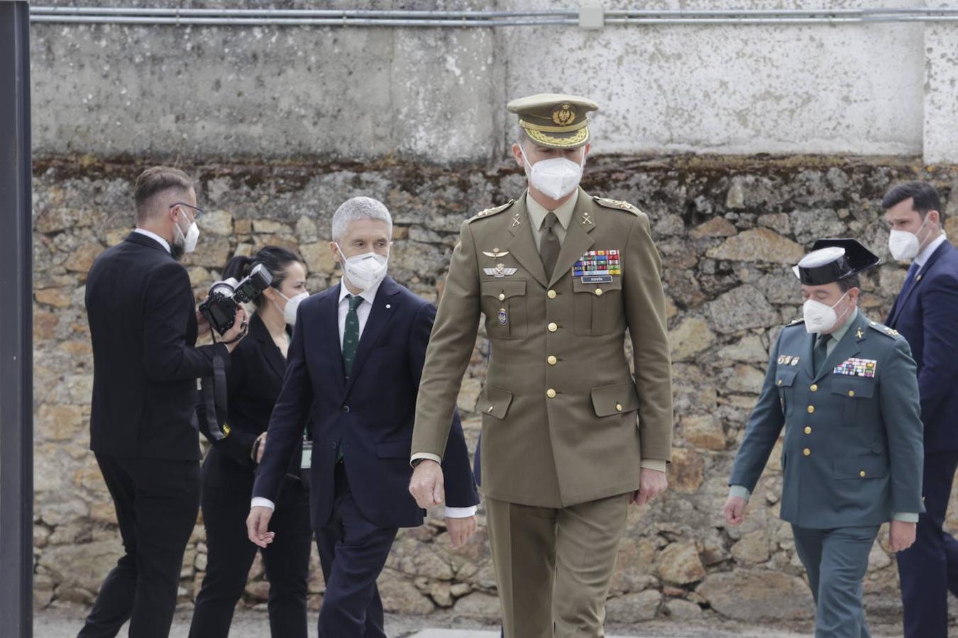 Fotos: Visita de Felipe VI a Valencia de Alcántara