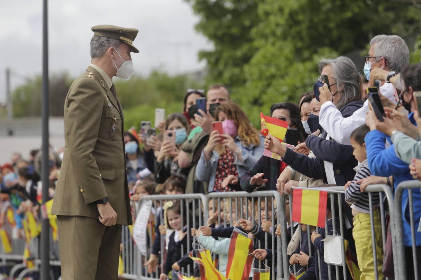 Fotos: Visita de Felipe VI a Valencia de Alcántara