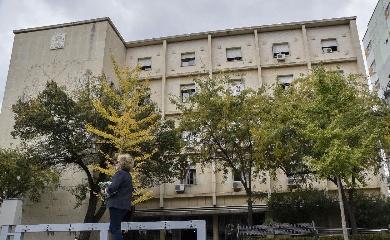 Edificio donde está la sede de la Audiencia Provincial de Badajoz. 