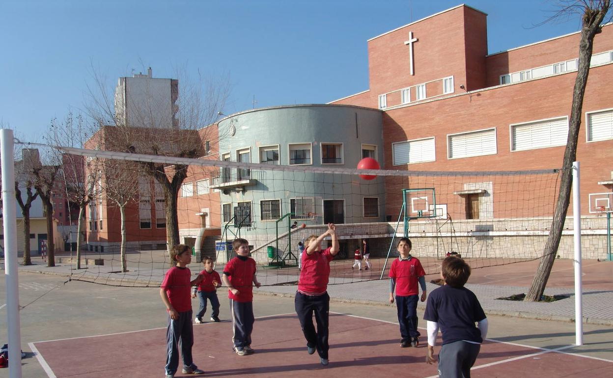 Imagen de archivo de los escolares de Los Maristas.