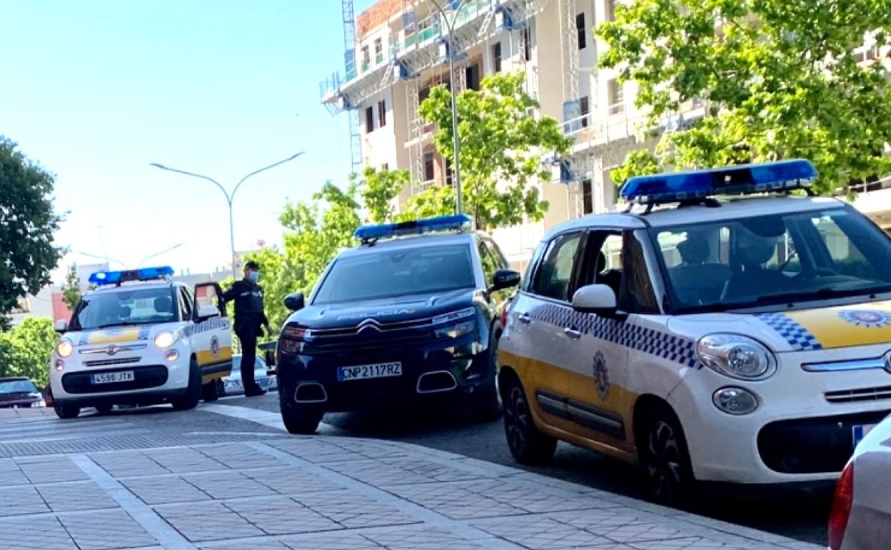 Vehículos policiales durante una intervención reciente. 