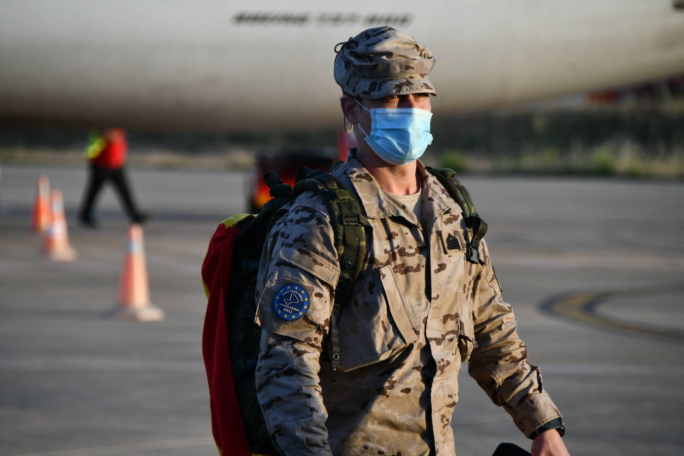 Fotos: Regresa de Mali un contingente de militares extremeños