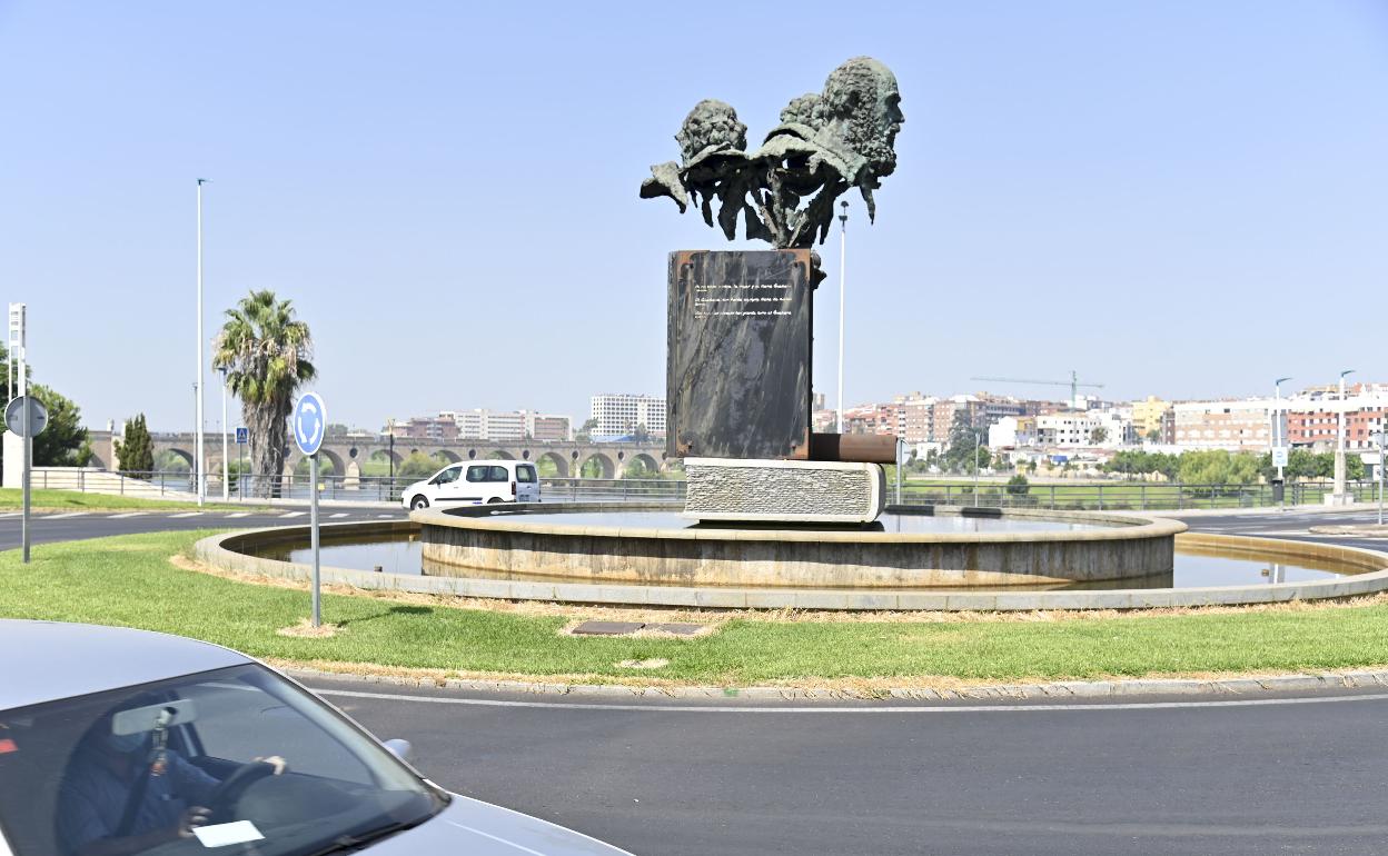 La fuente de la rotonda de los Tres Poetas será una de las que se arreglen. 