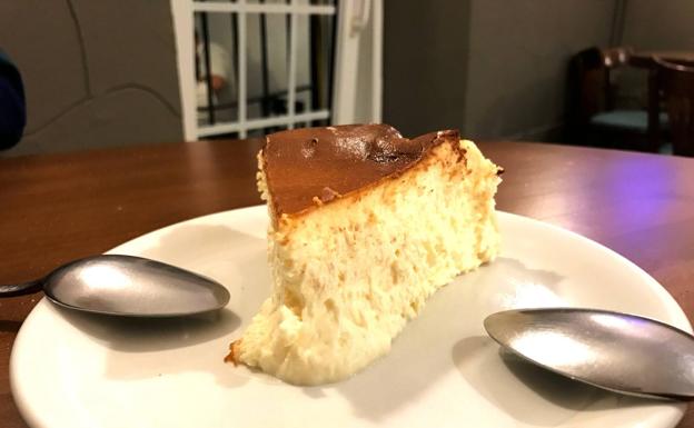 Tarta de queso.