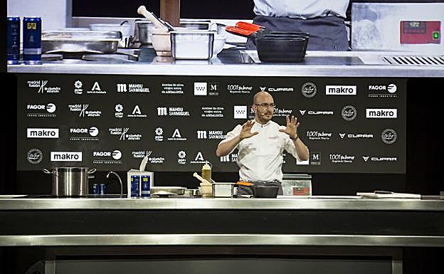 El cocinero ecuatoriano Juan Sebastián Pérez.
