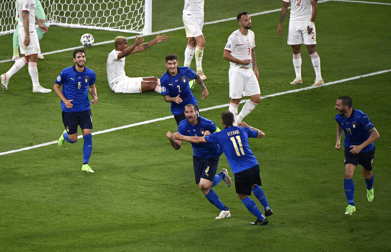 Fotos: Italia - Suiza, en imágenes