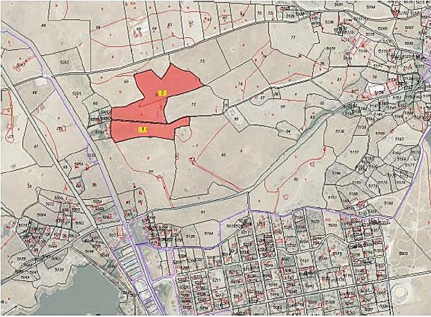 Lugar en el que irá ubicado el parque acuático.