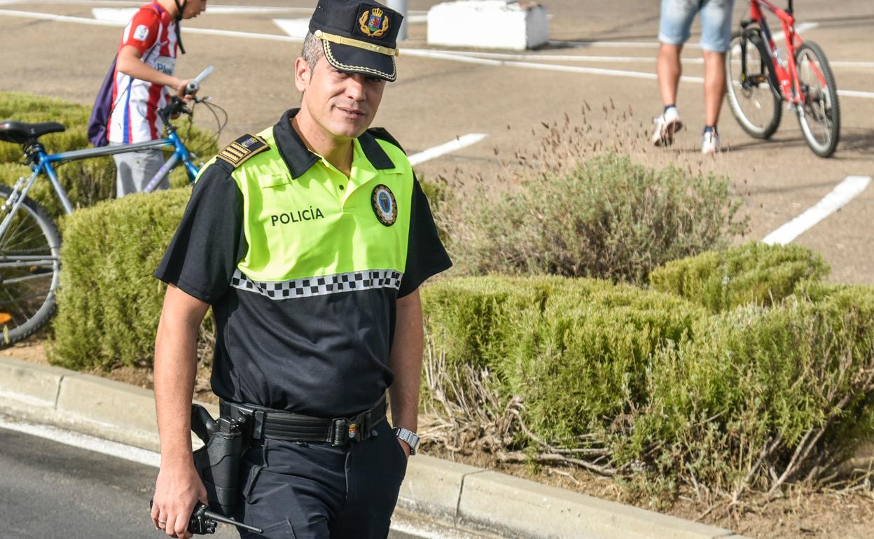 Rubén Muñoz, superintendente de la Policía Local de Badajoz, en una imagen de archivo.