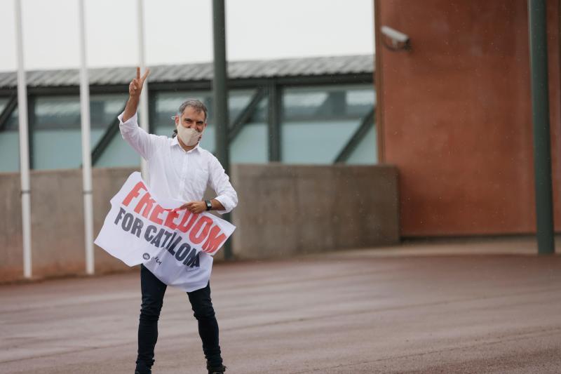 El presidente de Omnium, Jordi Cuixart, regresa este miércoles al Centro Penitenciario de Lledoners.