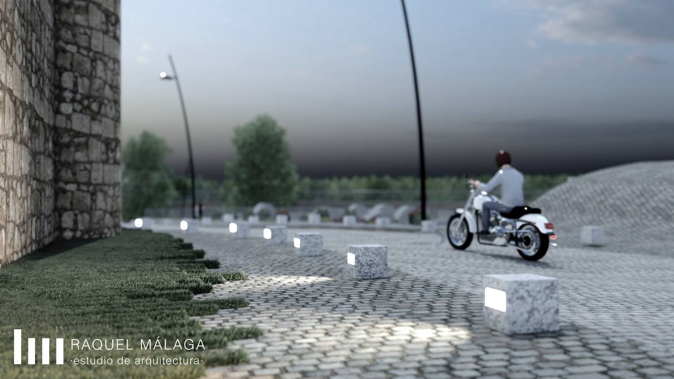 Fotos: Recreación informática de cómo quedará el entorno del puente de Trujillo de Plasencia