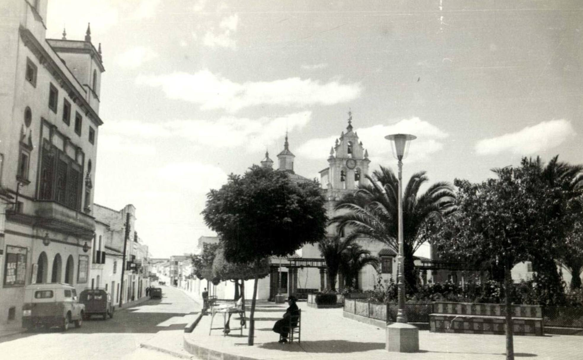 Imagen antigua de Azuaga, el crimen tuvo lugar en una finca cercana. 