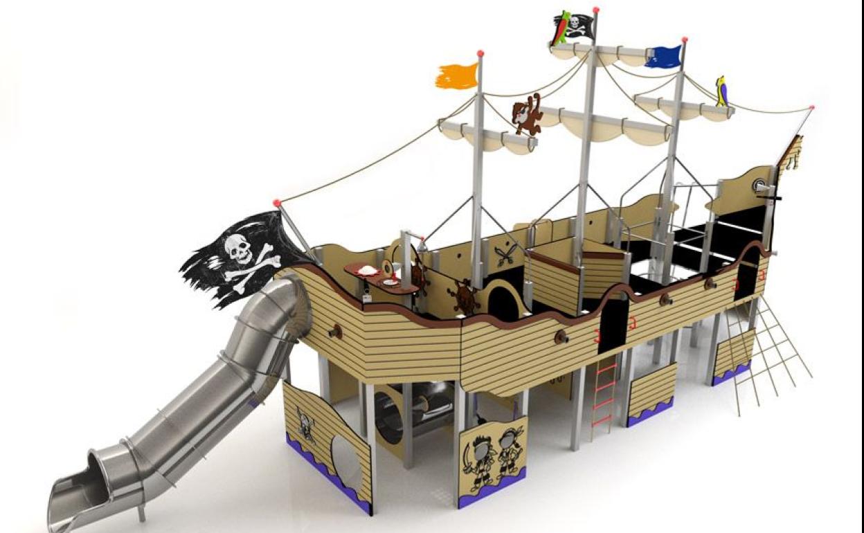 Una gran zona de juego infantil sustituirá a la fuente abandonada de la plaza Teresa Istúriz