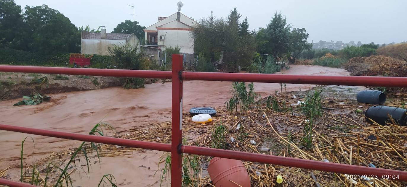 Fotos: Imagénes que deja el temporal a su paso por la provincia de Badajoz